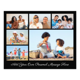 6 Colagem de Fotografias Adicionar Um Alargamento 