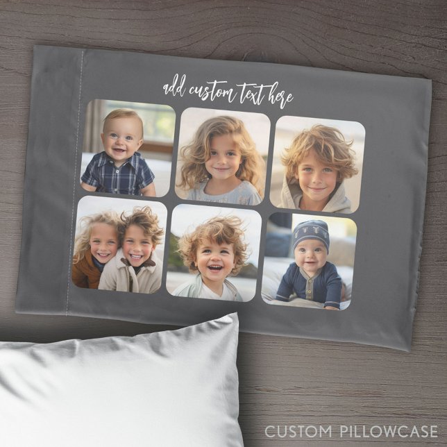 6 Colagem de Fotos com script de devolução de tend (Create Your Own Photo Collage Pillowcase)