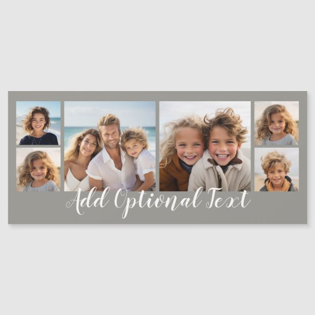 6 Colagem de fotos - pode mudar de cor (Frente)