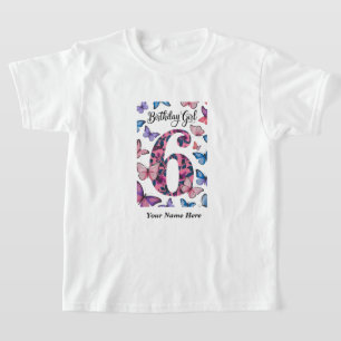6 de aniversário Design de Camisa de aniversário c