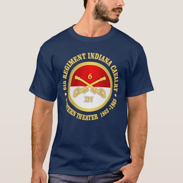 6 Indiana Cavalry T-Shirt (Frente)