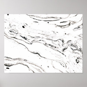 6 pés sob o poster de mármore 16x12