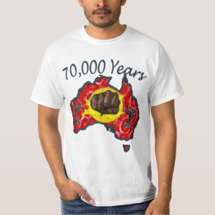70 000 anos de branco do t-shirt