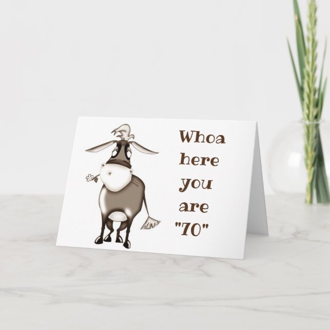 **70 ANIVERSÁRIO** NÃO SEJA UM DESTES! Cartão (Frente)