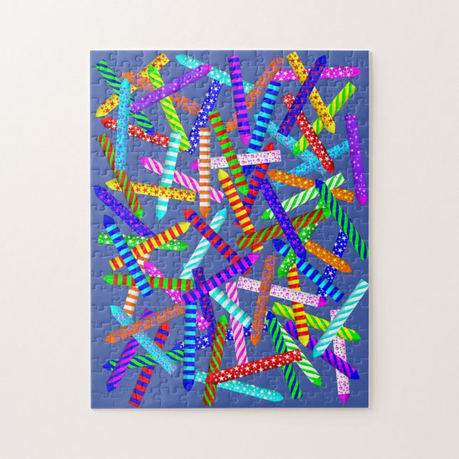 70 Birthday Candle Quebra-cabeça (Vertical)