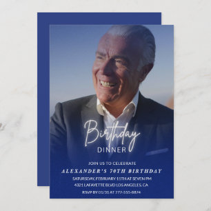 70 convite de aniversário Janto de aniversário