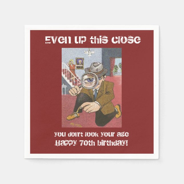 70 de guardanapos de festa de aniversário por DAL (Frente)