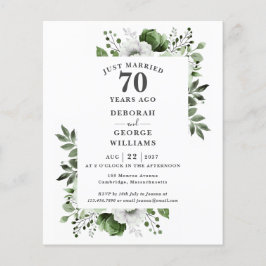 70 de Orçamento Aniversário de Casamento Convite F