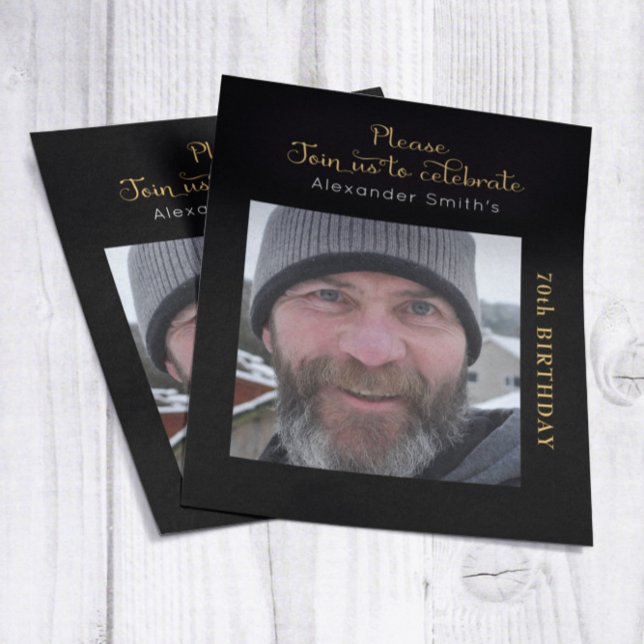 70 de Orçamento Fotográfico Convite de Aniversário (Criador carregado)