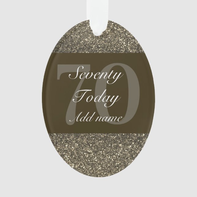 70 de presente personalizado especial de enfeite d (Frente)