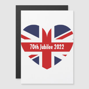 70 Jubilee 2022 England Flag Magnetic Card