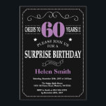 70 Surpresa Convite de Aniversário Roxo e Preto<br><div class="desc">Surpresa 70 de Aniversário Invitation Purple e Black Typography. Chalkboard. Fundo preto e branco. Aniversário Adulto. Homens ou Mulheres Aniversário. Meninos Meninos ou Meninas Meninas Meninas Adolescentes Convidam. 13 15 16º 18º 20 21rua 30 40º 50º 60º 80 de 70 100º. Qualquer Idade. Para mais personalização, clique no botão "Personalizar"...</div>