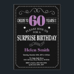 70 Surpresa Convite de Aniversário Roxo e Preto<br><div class="desc">Surpresa 70 de Aniversário Invitation Purple e Black Typography. Chalkboard. Fundo preto e branco. Aniversário Adulto. Homens ou Mulheres Aniversário. Meninos Meninos ou Meninas Meninas Meninas Adolescentes Convidam. 13 15 16º 18º 20 21rua 30 40º 50º 60º 80 de 70 100º. Qualquer Idade. Para mais personalização, clique no botão "Personalizar"...</div>
