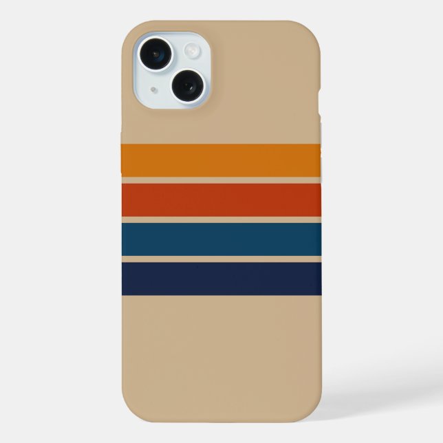 70s Retro iPhone 15 Plus Case (Verso)