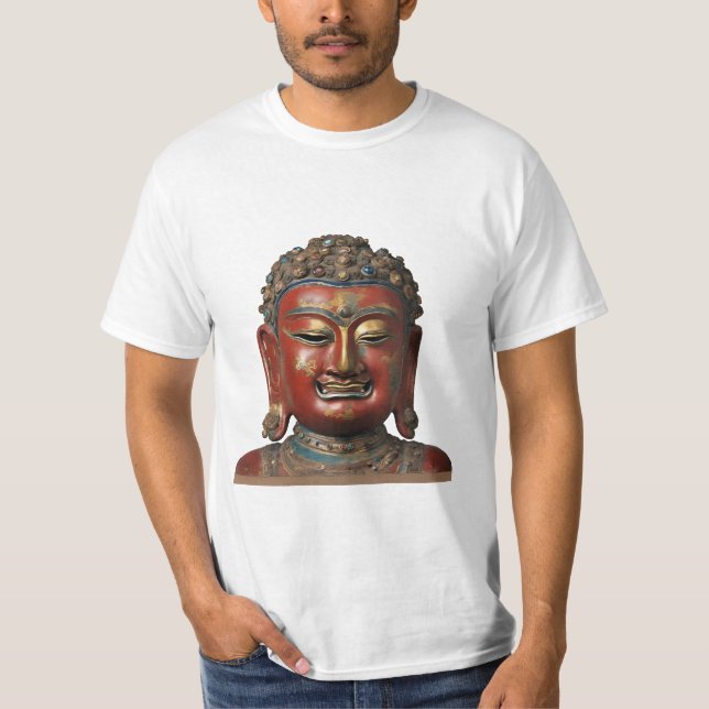 74 Palden Lhamo - Shaman Mask T-Shirt Budista (Frente)