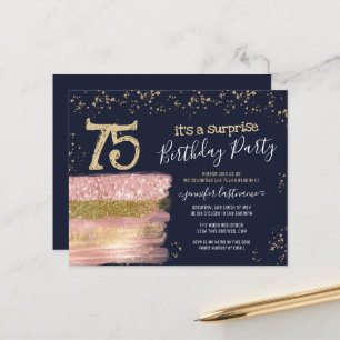 75.º Aniversário do Orçamento de Surpresa de Bolo