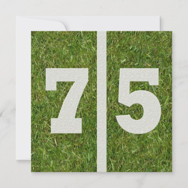 75.o Convite para Aniversário (Frente)