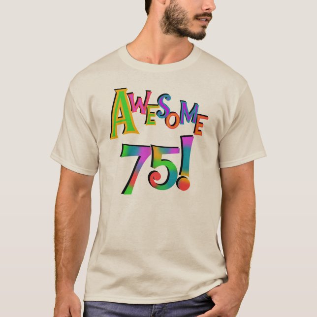 75 t-shirt e presentes impressionantes do (Frente)