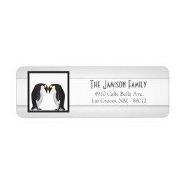 .75"x2.25" Retorno de etiqueta de endereço Pinguin