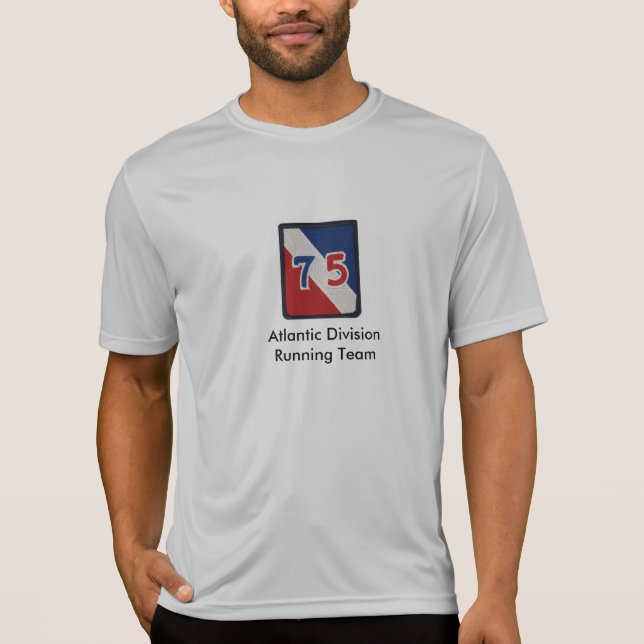 75th Camisa Running da equipe da divisão atlântica (Frente)