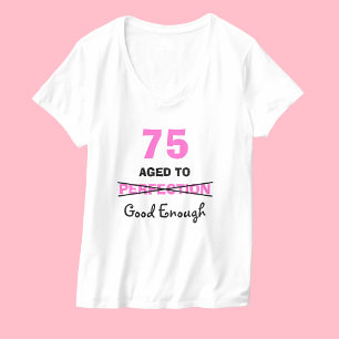 75th Presentes de aniversário para a camisa das