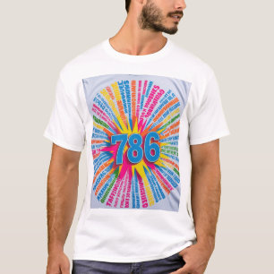 786 T-Shirt islâmico