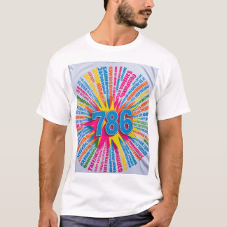 786 T-Shirt islâmico