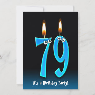 79º Convite para Festa de aniversário