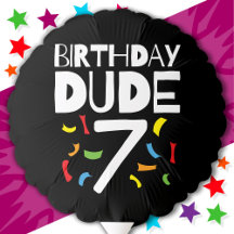 7 Aniversário de 7 Anos Festa de Menino de 7 Anos