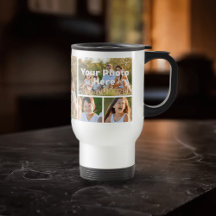 7 Caneca de viagem de Colagem Personalizada com Vá