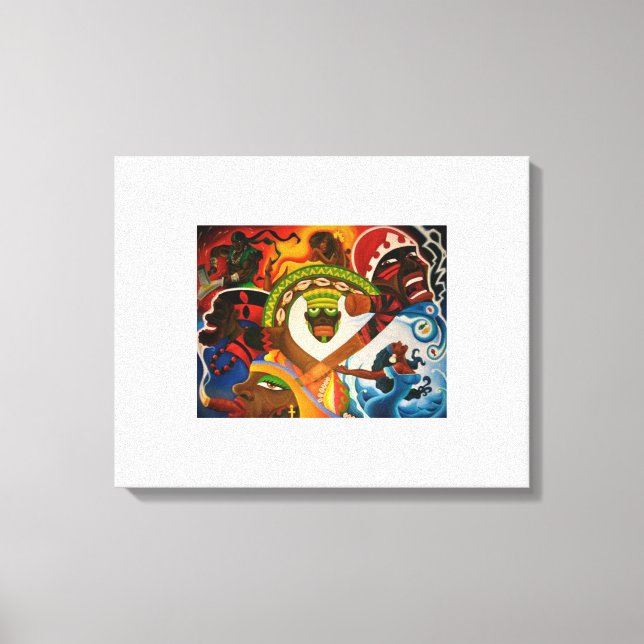 7 Canvas de Muro de Orishas (Frente)