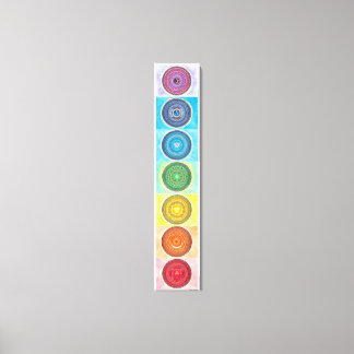 7 Chakra Canvas Impressão