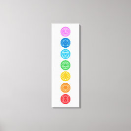 7 Chakras Canvas Impressão