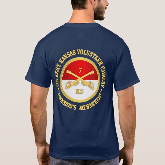 7 Kansas Cavalry T-Shirt (Verso)