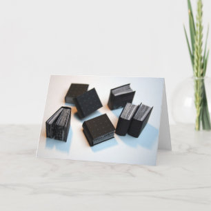 7 Livros de artista miniatura - Cartão de saudação