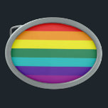 7 Stripes Arco-Íris Sinalizador Belt<br><div class="desc">7 Stripes Rainbow Orgulho gay Flag Belt Buckle Versão com faixa rosa quente removida devido à indisponibilidade do tecido rosa-quente (1978-79).</div>