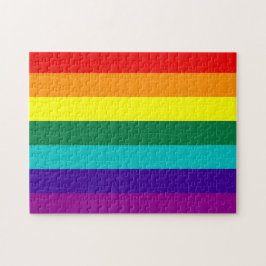 7 Stripes Orgulho gay do arco-íris Quebra-cabeça