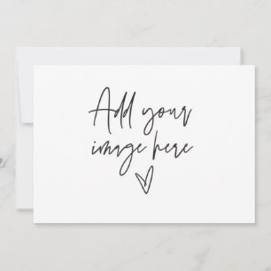 7 x 5 Cartão com fotos de Feriado de Convite de Ca