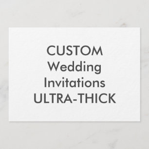 7" x 5" Convites para casamento ULTRA-THICK 360 lb