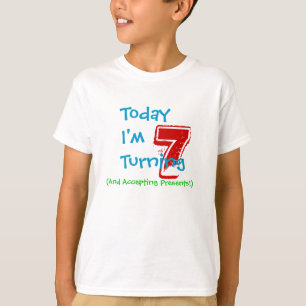 7a camisa do aniversário