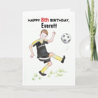 8º Cartão de Aniversário para Personalizar - Jogad