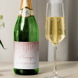 80 brilhante Rosa com Dissipador de brilho Dourado