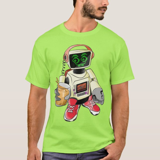 80 camisa 2000 da prova 80s TronBot (Frente)