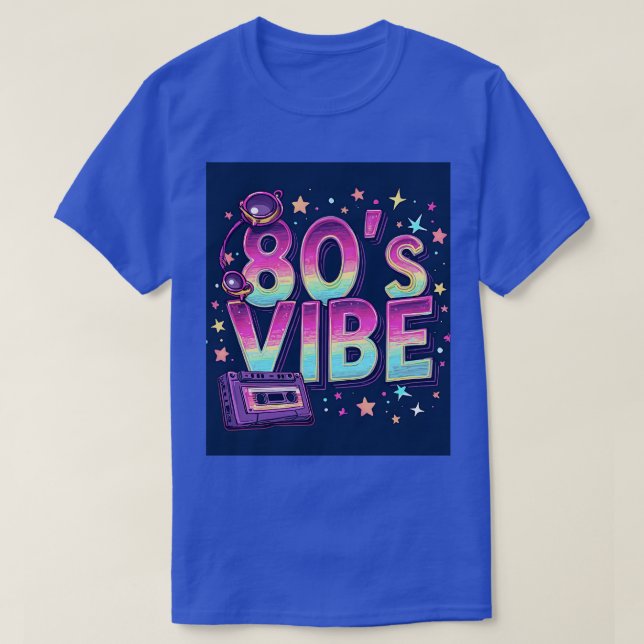 80’s Vibe Trendy T-Shirt (Frente do Design)