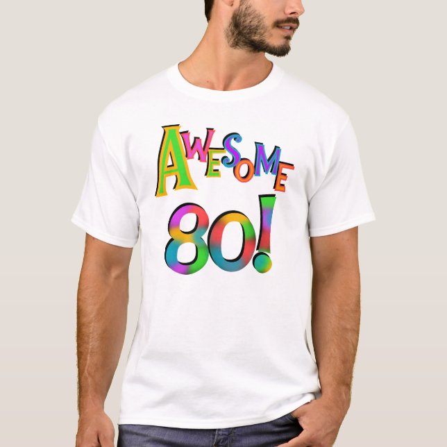80 t-shirt e presentes impressionantes do (Frente)