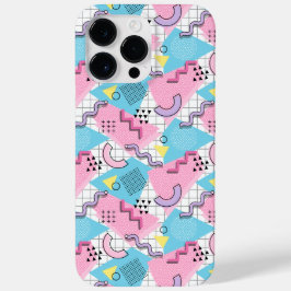 80's Memphis Active Pink Light Blue