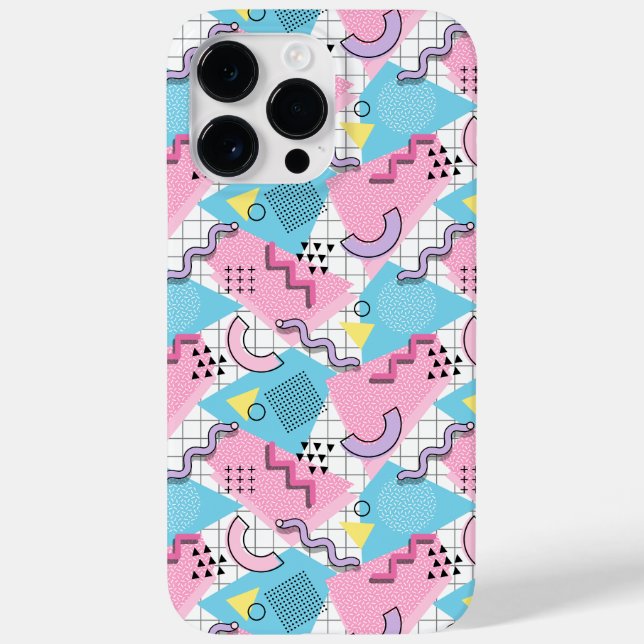 80's Memphis Active Pink Light Blue (Verso)