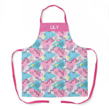 80's Memphis Active Pink Light Blue