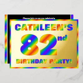 82ª Festa de aniversário — Divertido, Rainbow Spec