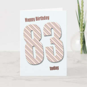 83.o cartão de aniversário